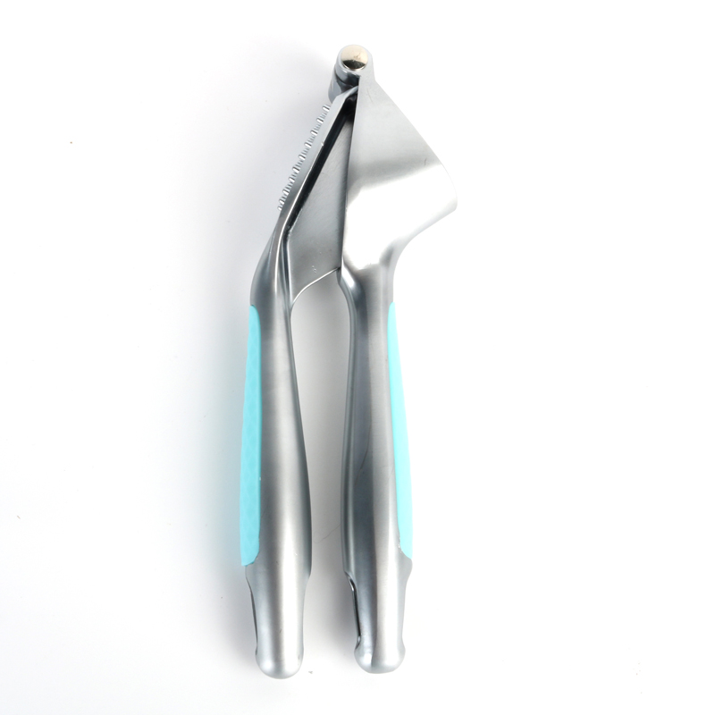 Prensa de ajo duradera de aleación de zinc de nuevo diseño